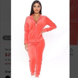 Brand New Fashion Nova Trendsetter Velour Set